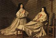 Philippe de Champaigne Mother Catherine Agnes and Sister Catherine Sainte-Suzanne china oil painting reproduction